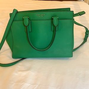 Kate Spade Cameron Medium Satchel Crossbody Bag - Kelly Green